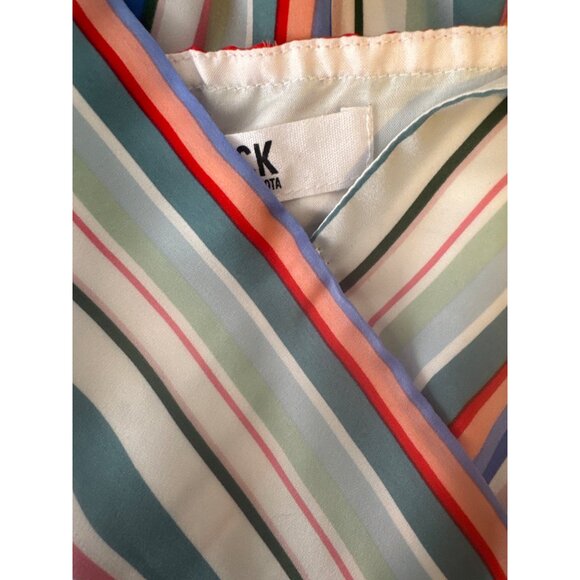 Jack By BB Dakota XS Striped Multicolor Maxi Dress With Adjustable Straps - Picture 12 of 15